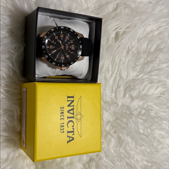 Invicta Black and Rose Gold Watch - Picture 1 of 5